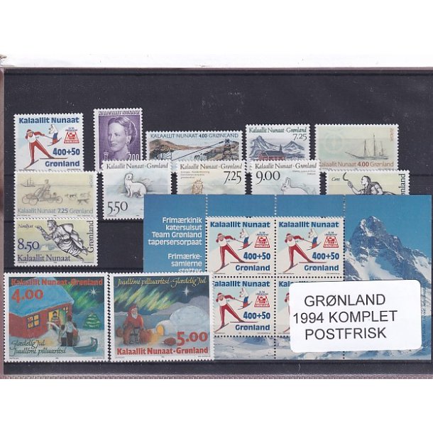 Grnland - 1994 Frimrker Komplet - Postfrisk