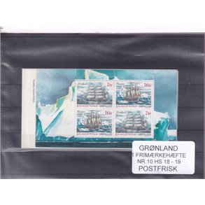 Grnland - Frimrkehfte Nr. 10 - HS 18 - 19 - Postfrisk