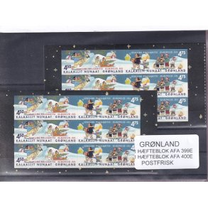 Grnland - Hfteblokke AFA 399 E - 400 E - Postfrisk