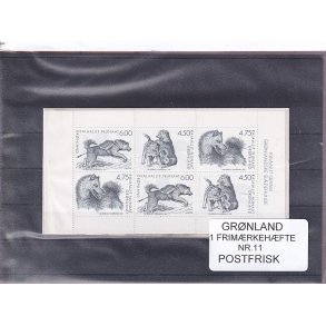 Grnland - Frimrkehfte Nr. 11 - Postfrisk