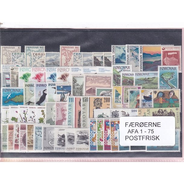 F�r�erne - AFA 1 - 75 - Postfrisk