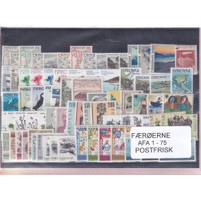 F�r�erne - AFA 1 - 75 - Postfrisk