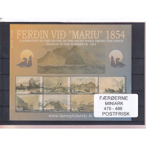 F�r�erne - 1 Miniark 479 - 486 - Postfrisk