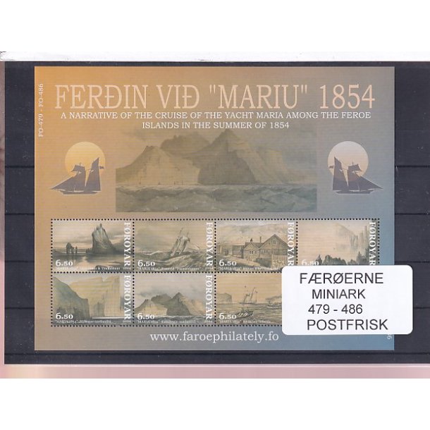 Frerne - 1 Miniark 479 - 486 - Postfrisk