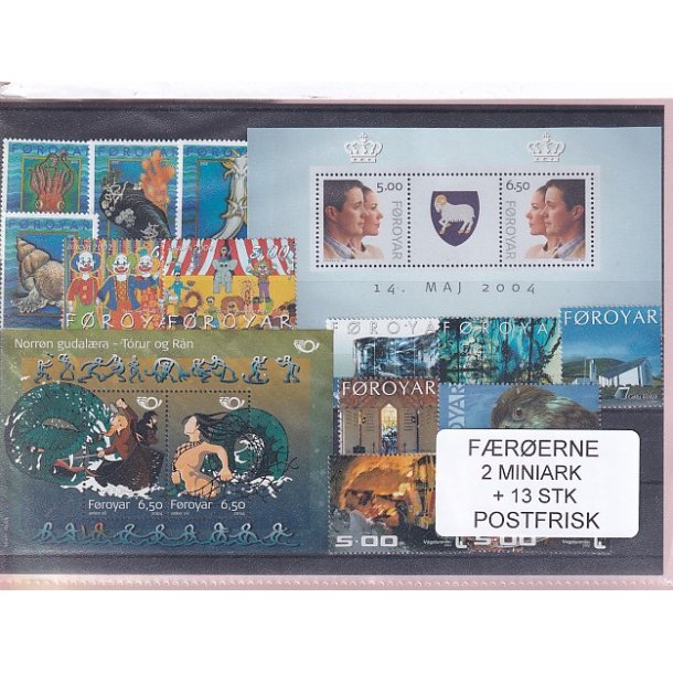 F�r�erne - 2 Miniark + 13 Stk. - Postfrisk