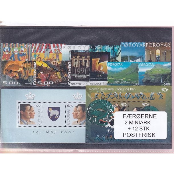 Frerne - 2 Miniark + 12 Stk. - Postfrisk