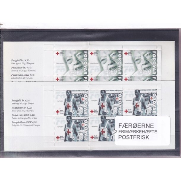 F�r�erne - 2 Frim�rkeh�fter - Postfrisk