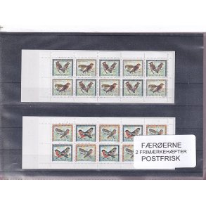 F�r�erne - 2 Frim�rkeh�fter - Postfrisk