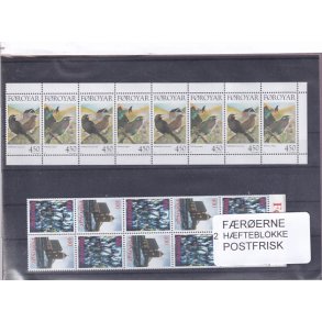 F�r�erne - 2 H�fteblokke - Postfrisk