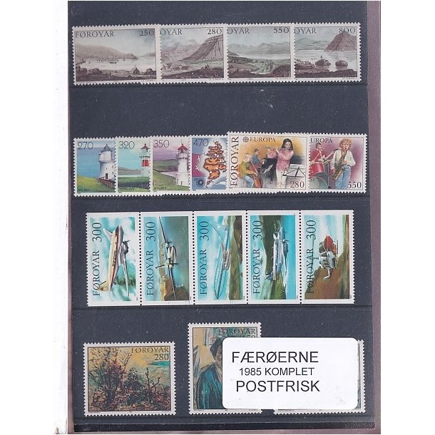 Frerne - 1985 Komplet - Postfrisk