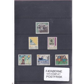 F�r�erne - 1979 Komplet - Postfrisk