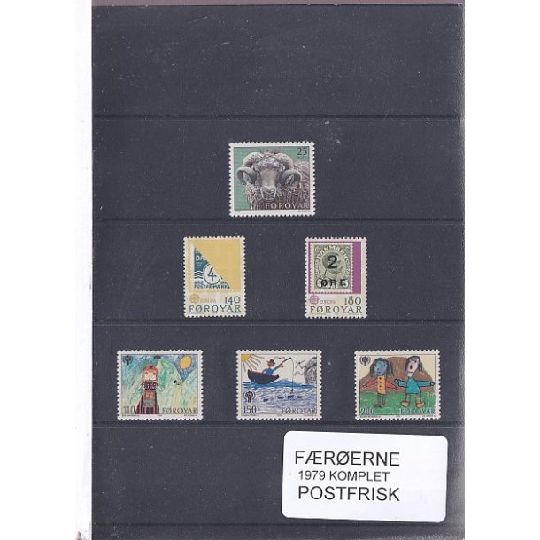 F�r�erne - 1979 Komplet - Postfrisk
