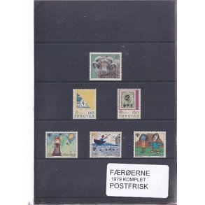 F�r�erne - 1979 Komplet - Postfrisk