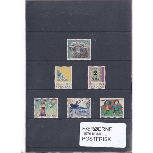 Frerne - 1979 Komplet - Postfrisk