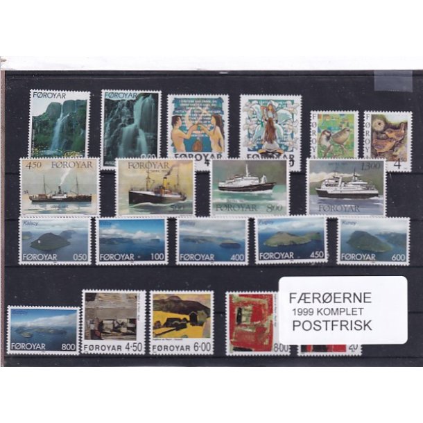 F�r�erne - 1999 Komplet - Postfrisk