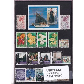 F�r�erne - 1997 Komplet - Postfrisk