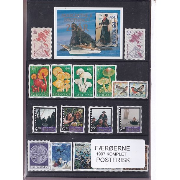 F�r�erne - 1997 Komplet - Postfrisk