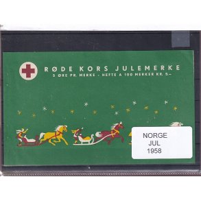 Norge - Rde kors Julemrke 1958