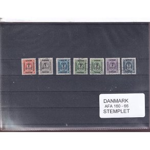 Danmark Samling - AFA 160 - 66 -  Stemplet