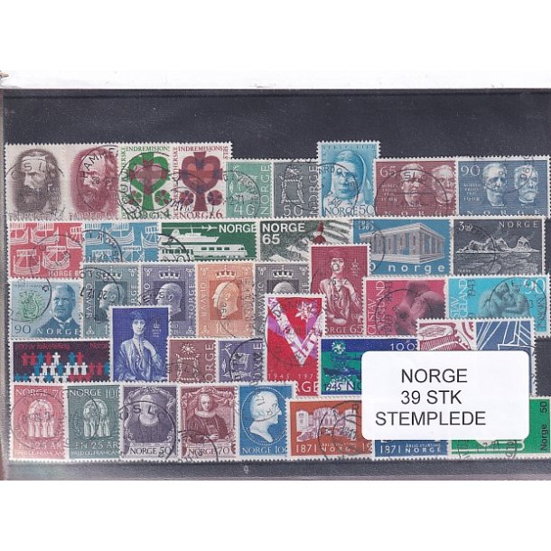 Norge Samling - 39 Stk.  - Stemplet