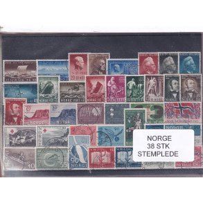 Norge Samling - 38 Stk.  - Stemplet