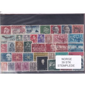 Norge Samling - 39 Stk.  - Stemplet