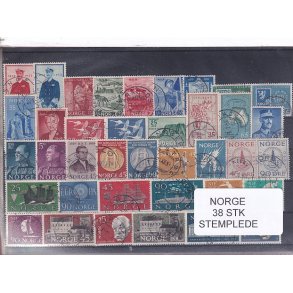 Norge Samling - 38 Stk.  - Stemplet