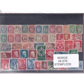 Norge Samling - 48 Stk.  - Stemplet
