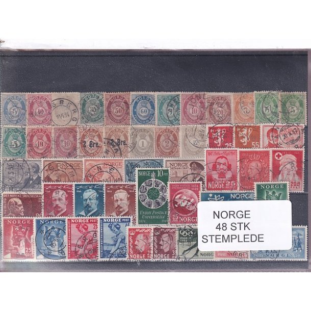 Norge Samling - 48 Stk.  - Stemplet