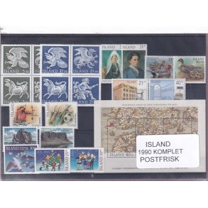 Island - 1990 Komplet - Postfrisk
