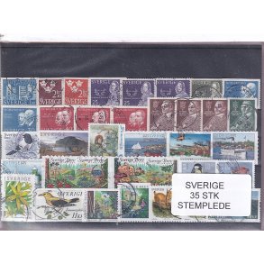 Sverige - 35 Stk. - Stemplet