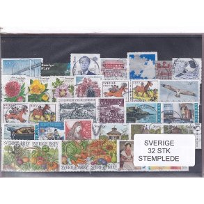Sverige - 32 Stk. - Stemplet