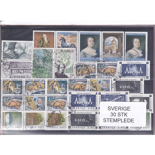 Sverige - 30 Stk. - Stemplet