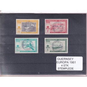 Guernsey - Europa 1961 - 4 Stk. - Postfrisk