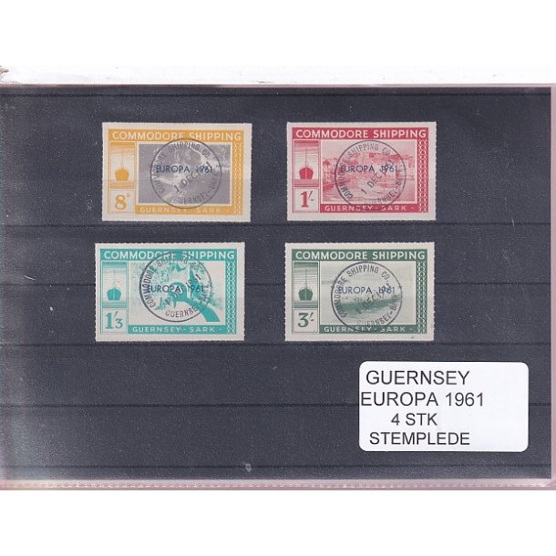 Guernsey - Europa 1961 - 4 Stk. - Postfrisk