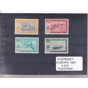 Guernsey - Europa 1961 - 4 Stk. - Postfrisk
