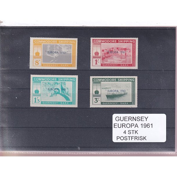 Guernsey - Europa 1961 - 4 Stk. - Postfrisk