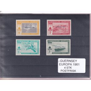 Guernsey - Europa 1961 - 4 Stk. - Postfrisk