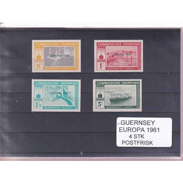 Guernsey - Europa 1961 - 4 Stk. - Postfrisk