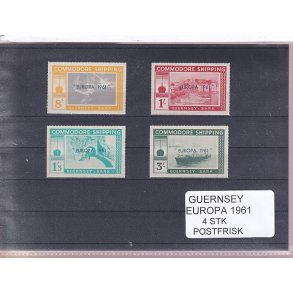 Guernsey - Europa 1961 - 4 Stk. - Postfrisk