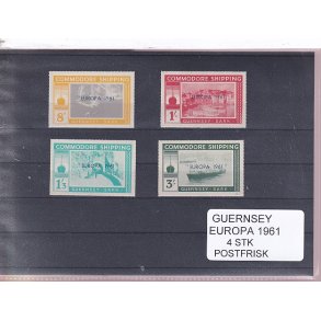 Guernsey - Europa 1961 - 4 Stk. - Postfrisk