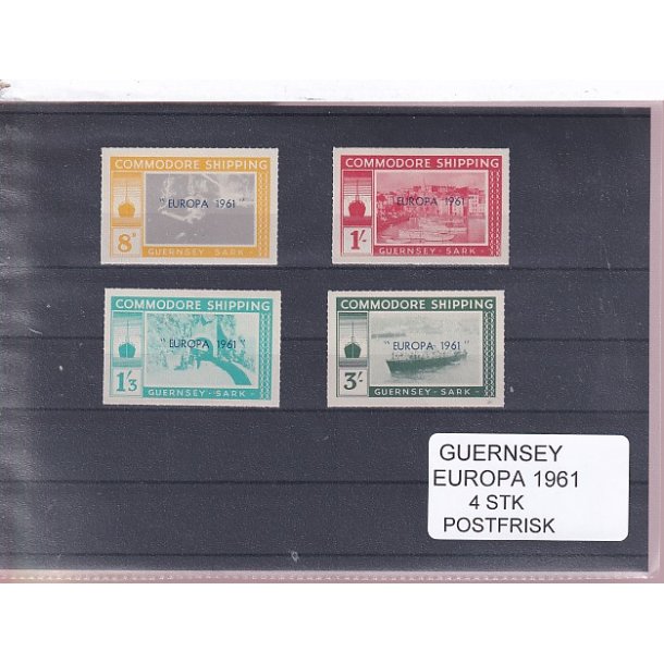 Guernsey - Europa 1961 - 4 Stk. - Postfrisk