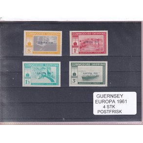 Guernsey - Europa 1961 - 4 Stk. - Postfrisk