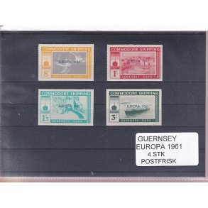 Guernsey - Europa 1961 - 4 Stk. - Postfrisk