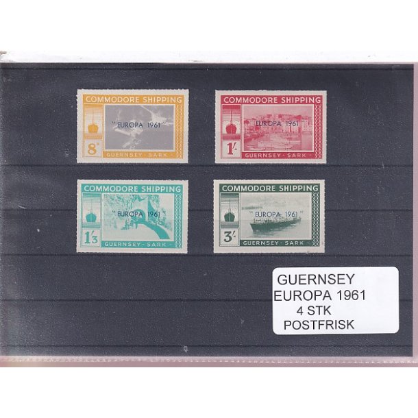Guernsey - Europa 1961 - 4 Stk. - Postfrisk