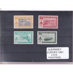 Guernsey - Europa 1961 - 4 Stk. - Postfrisk