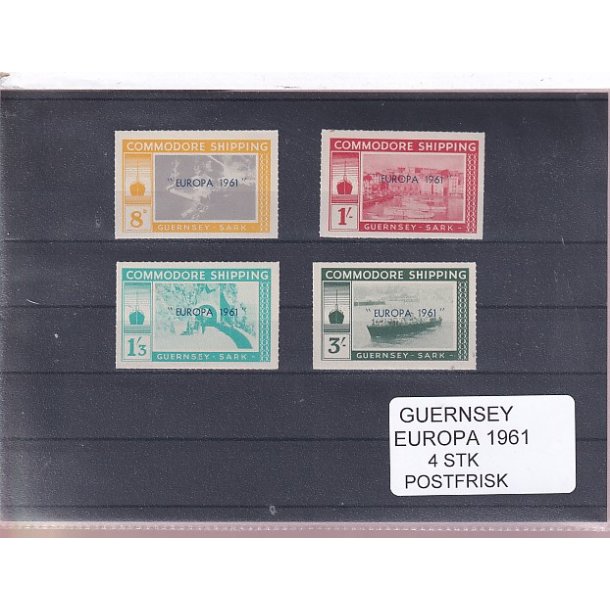 Guernsey - Europa 1961 - 4 Stk. - Postfrisk