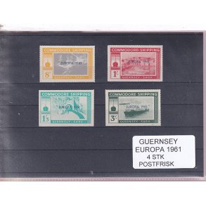 Guernsey - Europa 1961 - 4 Stk. - Postfrisk