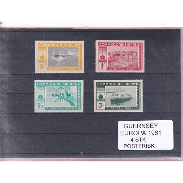 Guernsey - Europa 1961 - 4 Stk. - Postfrisk
