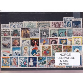 Norge - Tuberkulose 42 - Ubrugt